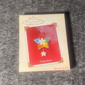 hallmark keepsake ornament - godchild star